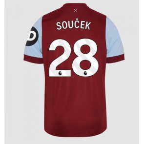 West Ham United Tomas Soucek #28 Hemmatröja 2023-24 Kortärmad